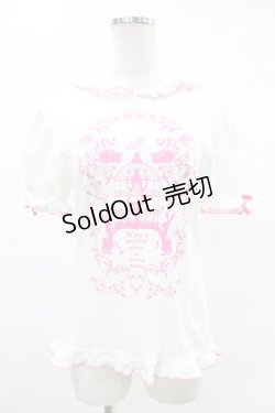 画像1: PUTUMAYO / 猫耳フードプルパーカー  白×ピンク H-25-05-28-1008-PT-TO-KB-ZH