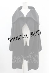 Na+H / ウールシャギーコート  黒 H-25-05-28-1013-PU-CO-KB-ZH
