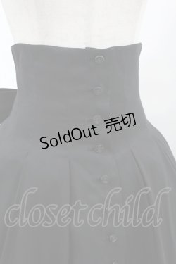 画像4: LAPIN AGILL / フロントボタンハイウエストスカート  黒 H-25-05-28-1018-EL-SK-KB-ZH