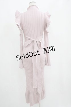 画像3: Manon Mimie / Mermaid Like Long Knit OP free ピンク H-25-05-28-051-GO-OP-NS-ZH