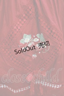 画像5: NyaNya（海外ロリータブランド） / Strawberry Flowers on thr Hill ワンピース XXL レッド H-25-05-28-004-LO-OP-NS-ZH