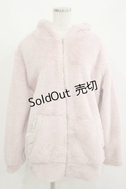 画像1: Lily Merry / うさみみファーコート M ピンク H-25-05-28-056-GO-CO-NS-ZH