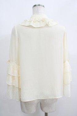 画像3: axes femme kawaii / 3段フリル姫袖ブラウス M アイボリー H-25-05-28-067-AX-BL-NS-ZH