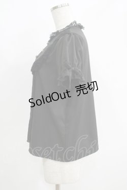 画像2: Ank Rouge / プチローズブラウス M ブラック H-25-05-28-070-CA-BL-NS-ZH