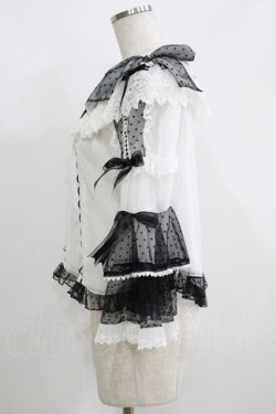 画像2: BABY,THE STARS SHINE BRIGHT / Gothic Noir Princessブラウス Free オフ/ブラック H-25-05-28-071-BA-BL-NS-ZH