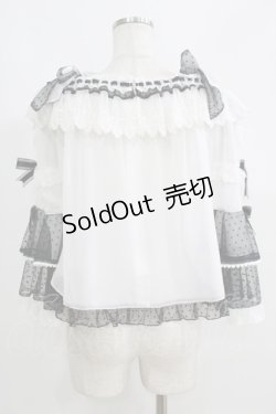 画像3: BABY,THE STARS SHINE BRIGHT / Gothic Noir Princessブラウス Free オフ/ブラック H-25-05-28-071-BA-BL-NS-ZH