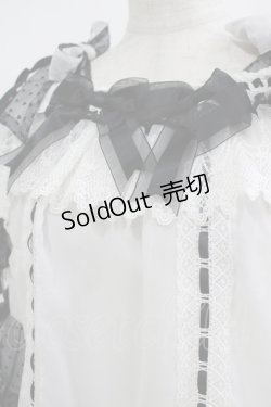 画像4: BABY,THE STARS SHINE BRIGHT / Gothic Noir Princessブラウス Free オフ/ブラック H-25-05-28-071-BA-BL-NS-ZH