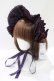 画像1: axes femme kawaii / ベルベットドールハーフボンネット  パープル H-25-05-28-079-AX-AC-NS-ZH (1)