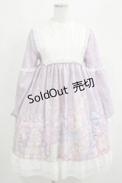 画像1: D.Z（海外ロリータブランド） / Madam in the palace 【宮中令嬢】ワンピース M ラベンダー H-25-05-28-007-GO-OP-NS-ZH