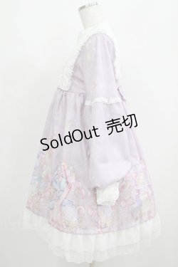 画像2: D.Z（海外ロリータブランド） / Madam in the palace 【宮中令嬢】ワンピース M ラベンダー H-25-05-28-007-GO-OP-NS-ZH
