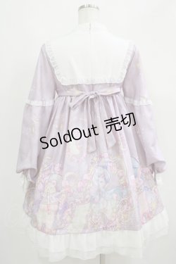 画像3: D.Z（海外ロリータブランド） / Madam in the palace 【宮中令嬢】ワンピース M ラベンダー H-25-05-28-007-GO-OP-NS-ZH