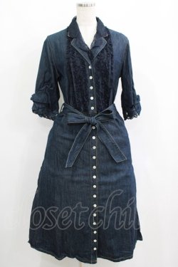 画像1: INGEBORG / デニムワンピース 11 インディゴ H-25-05-28-014-LO-OP-NS-ZH