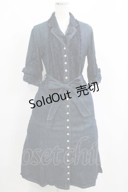 画像1: INGEBORG / デニムワンピース 11 インディゴ H-25-05-28-014-LO-OP-NS-ZH