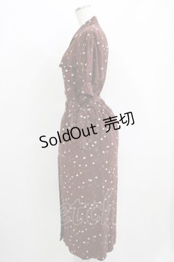 画像2: INGEBORG / ベルト付きワンピース Free ブラウン H-25-05-28-016-LO-OP-NS-ZH