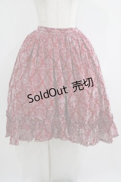 画像1: ALICE and the PIRATES / Magical Goat Skullスカート Free エンジ H-25-05-29-027-PA-SK-NS-ZH
