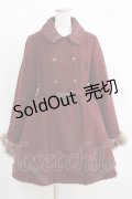 axes femme / ベルト付きコート M ボルドー H-25-05-29-030-AX-CO-NS-ZH