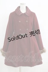 axes femme / ベルト付きコート M ボルドー H-25-05-29-030-AX-CO-NS-ZH