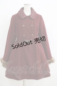 axes femme / ベルト付きコート M ボルドー H-25-05-29-030-AX-CO-NS-ZH