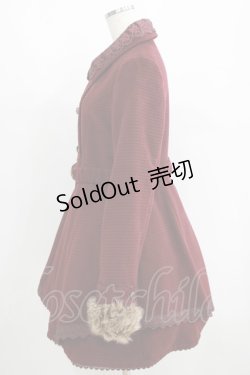 画像2: axes femme / ベルト付きコート M ボルドー H-25-05-29-030-AX-CO-NS-ZH