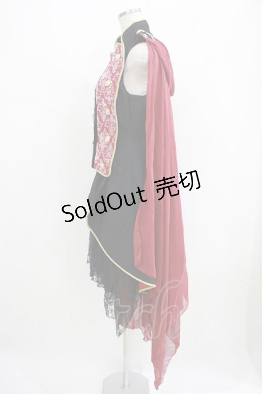 画像2: ALICE and the PIRATES / Magical Goat Skull Princeロングベスト Free エンジ H-25-05-29-033-PA-JA-NS-ZH (2)