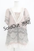 axes femme / ドットチュニック M ピンク H-25-05-29-035-AX-TO-NS-ZH