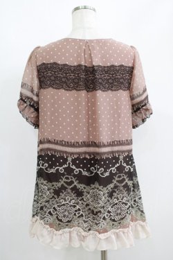 画像3: axes femme / ドットチュニック M ピンク H-25-05-29-035-AX-TO-NS-ZH