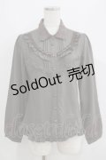 axes femme / ヨーク切替ブラウス M カーキ H-25-05-29-043-AX-BL-NS-ZH