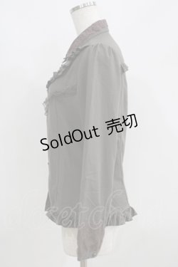 画像2: axes femme / ヨーク切替ブラウス M カーキ H-25-05-29-043-AX-BL-NS-ZH