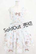 metamorphose / くまちゃんのBakery cafeエプロンスカート Free サックス H-25-05-29-006-ME-SK-NS-ZH