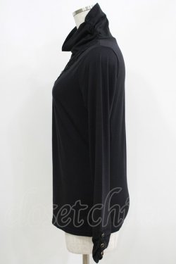 画像2: axes femme / 袖ギャザートップス M ブラック H-25-05-29-059-AX-TO-NS-ZH