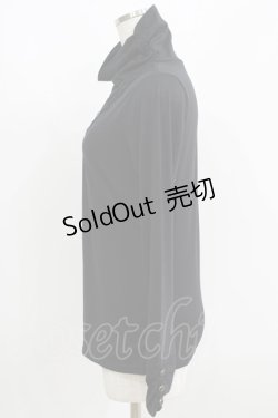 画像2: axes femme / 袖ギャザートップス M ブラック H-25-05-29-059-AX-TO-NS-ZH