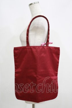 画像2: Maison de FLEUR / ドットチュールトートバッグ  ワイン H-25-05-29-062-LO-BG-NS-ZH