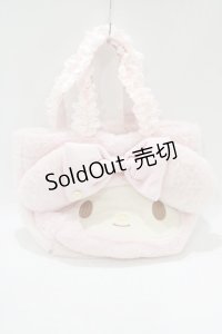 Maison de FLEUR / マイメロディフリルハンドルトートバッグ  ピンク H-25-05-29-063-LO-BG-NS-ZH