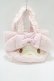 画像1: Maison de FLEUR / マイメロディフリルハンドルトートバッグ  ピンク H-25-05-29-063-LO-BG-NS-ZH (1)