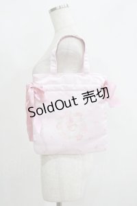Maison de FLEUR / My Melodyリボンミニダブルリボントート  ピンク H-25-05-29-064-LO-BG-NS-ZH