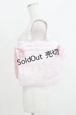 画像1: Maison de FLEUR / My Melodyリボンミニダブルリボントート  ピンク H-25-05-29-064-LO-BG-NS-ZH