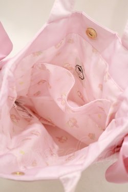 画像2: Maison de FLEUR / My Melodyリボンミニダブルリボントート  ピンク H-25-05-29-064-LO-BG-NS-ZH