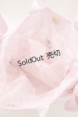 画像2: Maison de FLEUR / My Melodyリボンミニダブルリボントート  ピンク H-25-05-29-064-LO-BG-NS-ZH