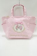 Maison de FLEUR / My Melody パールサイドポケットSトート  ピンク H-25-05-29-065-LO-BG-NS-ZH
