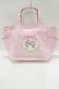 画像1: Maison de FLEUR / My Melody パールサイドポケットSトート  ピンク H-25-05-29-065-LO-BG-NS-ZH (1)