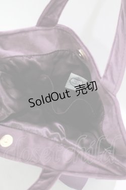 画像3: Maison de FLEUR / ベロアサイドリボントートバッグ  パープル H-25-05-29-066-LO-BG-NS-ZH