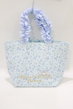 画像1: Maison de FLEUR / シナモロールフリルハンドルトートバッグ  サックス H-25-05-29-067-LO-BG-NS-ZH