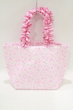 画像2: Maison de FLEUR / マイメロディフリルハンドルトートバッグ  ピンク H-25-05-29-068-LO-BG-NS-ZH