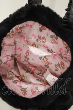 画像3: Maison de FLEUR / クロミ フリルハンドルトートバッグ  ブラック H-25-05-29-070-LO-BG-NS-ZH
