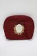 画像1: Maison de FLEUR / レースティッシュケース  ボルドー H-25-05-29-071-LO-ZA-NS-ZH (1)