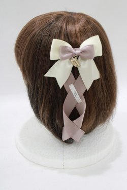 画像2: LOTUS ribbon / リボンバレッタセット  ベージュピンク H-25-05-29-076-EL-AC-NS-ZH