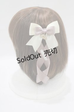 画像2: LOTUS ribbon / リボンバレッタセット  ベージュピンク H-25-05-29-076-EL-AC-NS-ZH
