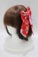画像1: Angelic Pretty / Wrapping Cherryリボンクリップ  レッド H-25-05-29-077-AP-AC-NS-ZH (1)