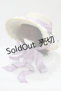 axes femme kawaii / ロココサマーハット  ラベンダー H-25-05-29-081-AX-AC-NS-ZH