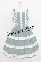 BABY,THE STARS SHINE BRIGHT / ミルフィーユジャンパースカート Free グリーン H-25-05-29-009-BA-OP-NS-ZH